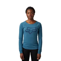 Fox Boundary Long Sleeve TOP Womens - Dark Slate