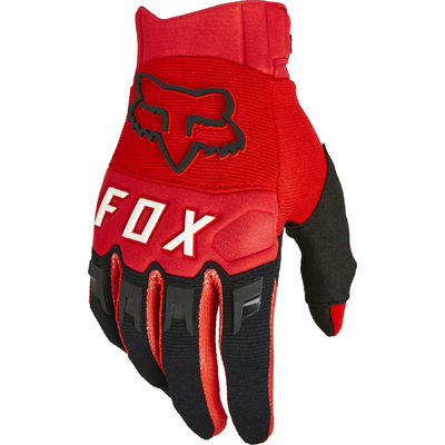 Fox Dirtpaw MX Gloves  - Flouro Red