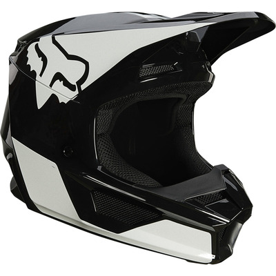 Fox V1 Revn Helmet ECE MX Helmet - Black/White
