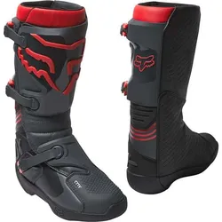 Fox Comp Boot MX Boots  - Grey/Red - Size 10 (HOT BUY)