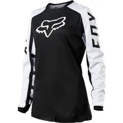 Fox Womens 180 Djet MX Jersey - Black/White