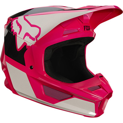Fox Youth V1 Revn Helmet ECE MX Helmet 2021 - Pink