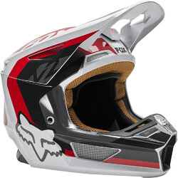 Fox V2 Paddox MX Helmet ECE - Red/Black/White