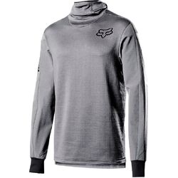 Fox Defend Thermo Hooded Jersey - Steel Grey