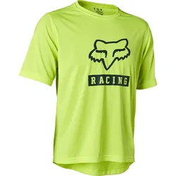 Fox Ranger Short Sleeve Jersey Youth - Fluoro Yellow