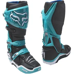 Fox Instinct MX Boots  - Teal - Size 10 (EX Display Stock)
