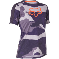 Fox Ranger DR Short Sleeve Jersey SE Womens - Camo Purple