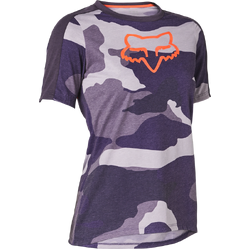 Fox Ranger DR Short Sleeve Jersey SE Womens - Camo Purple