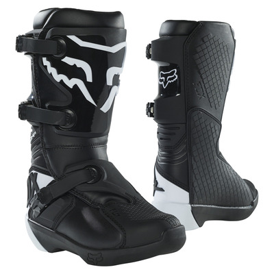 Fox Youth Comp MX Boots - Black