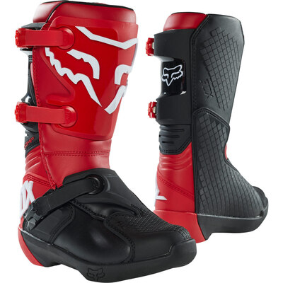 Fox Youth Comp Boot MX Boots 2021 - Red