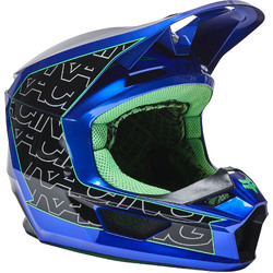 Fox V1 Peril MX Helmet ECE - Blue - Extra Small (Damaged Box) - XS