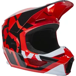 Fox V1 Lux MX Helmet ECE - Flouro Red