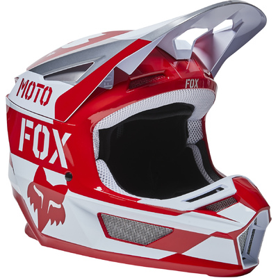 Fox V2 Nobyl MX Helmet ECE - Film Red