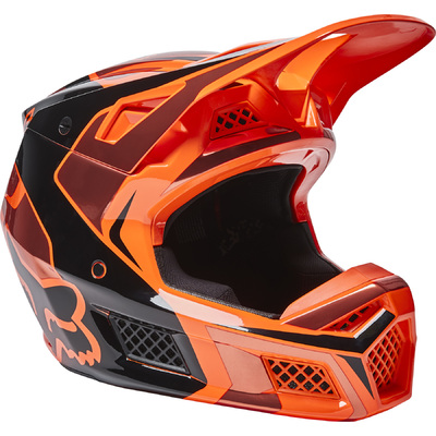 Fox V3 Rs Mirer MX Helmet ECE - Fluoro Orange - Large (HOT BUY)