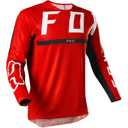 Fox 360 Merz MX Jersey - Flouro Red