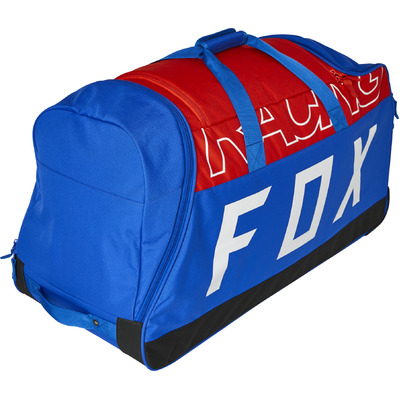 Fox Skew Shuttle 180 Roller Motorbike Gear Bag - White/Blue/Red - Size OS