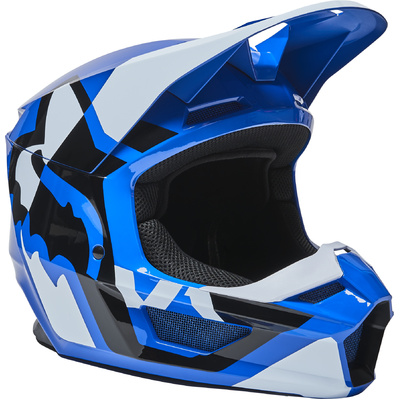 Fox Youth V1 Lux MX Helmet ECE - Blue