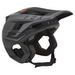 Fox Dropframe Pro Helmet Sideswipe - Black/Gold
