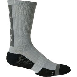 Fox 8" Trail Cushion Sock - Light Grey [Size: S-M] (HOT BUY)