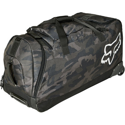 Fox Shuttle Roller Motorbike Gear Bag - Black Camo - Size OS