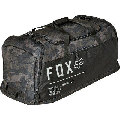 Fox Podium 180 Motorbike Gear Bag - Black Camo - Size OS