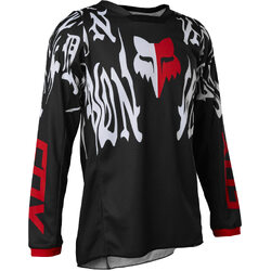 Fox Youth 180 Peril MX Jersey  - Black/Red 