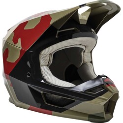 Fox V1 Bnkr Helmet Youth - Green/Camo