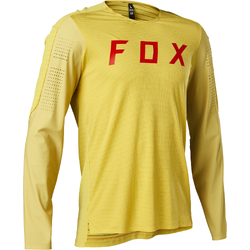 Fox Flexair Pro Long Sleeve Jersey - Pear Yellow