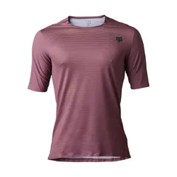 Fox Flexair Ascent Short Sleeve Jersey - Cordovan Red - Medium (HOT BUY)
