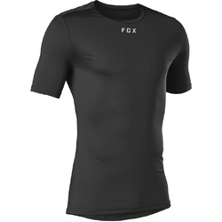 Fox Tecbase Short Sleeve Shirt - Black - Large (HOT BUY)