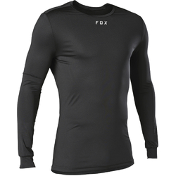 Fox Tecbase Long Sleeve Shirt - Black - Large (HOT BUY)
