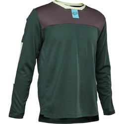 Fox Defend Long Sleeve Jersey Youth - Emerald