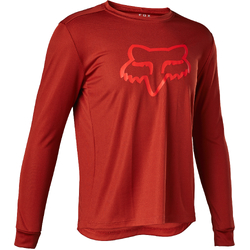 Fox Ranger Long Sleeve Jersey Youth - Red Clay
