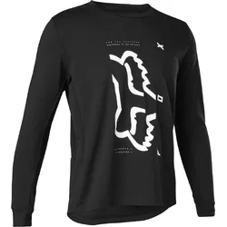Fox Ranger DR Long Sleeve Jersey Youth - Black