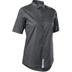 Fox Ranger Short Sleeve Woven Jersey Womens - Dark Shadow - Small (HOT BUY)