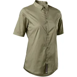 Fox Ranger Short Sleeve Woven Jersey Womens - Bark - Small (HOT BUY)