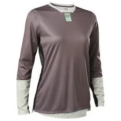 Fox Defend Long Sleeve Jersey Womens - Plum 