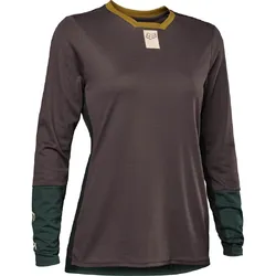 Fox Defend Long Sleeve Jersey Womens - Root Beer