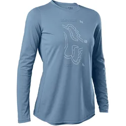 Fox Ranger DR Long Sleeve Jersey Womens - Blue