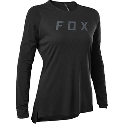 Fox Flexair Pro Long Sleeve Jersey Womens - Black