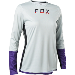 Fox Defend Long Sleeve Jersey Se Womens - Boulder - Small (HOT BUY)