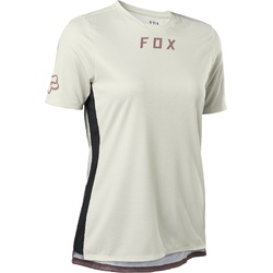Fox Defend Short Sleeve Jersey Womens - Bone