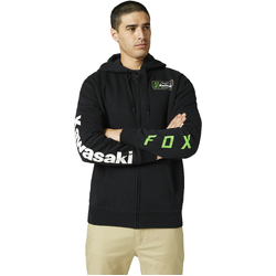 Fox Kawasaki Zip Fleece - Black