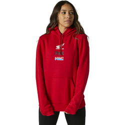 Fox Honda Wing Pullover Fleece Womens - Red
