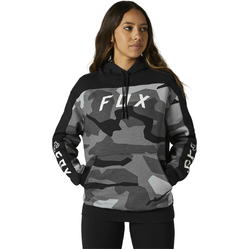 Fox Bnkr Pullover Fleece Womens - Black Camo