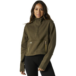 Fox Calibrated DWR Zip Fleece Womens - Olive Green - M