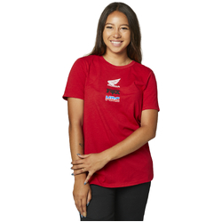 Fox Honda Wing Short Sleeve Tee Womens - Red