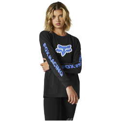 Fox Karrera Long Sleeve Tee Womens - Black