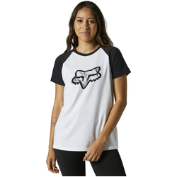 Fox Karrera Short Sleeve Raglan Tee Womens - White