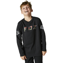 Fox Bnkr Long Sleeve Tee Youth - Black